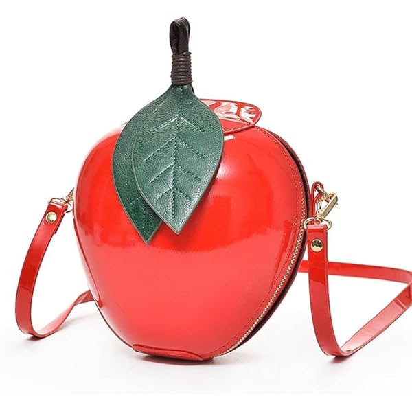 Amazon.co.jp: 人気 かわいい リンゴ ショルダーバッグ ポシェット